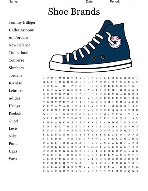 running shoe brand crossword